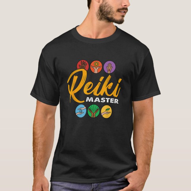Camiseta El maestro de Reiki, el sanador espiritual, ama la (Anverso)
