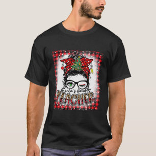 Camiseta El maestro favorito de Santa María desordenado y t