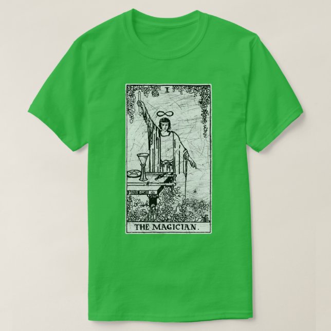 Camiseta El Magician Tarot de la mayor fortuna Arcana conta (Diseño del anverso)