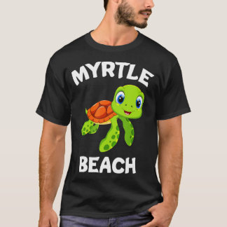Camiseta El Magnífico Diseño De La Playa Myrtle Cuenta Con 