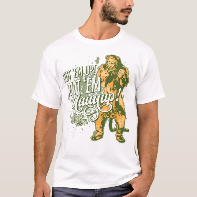 Camiseta El Mago De Oz El Cobarde León Lo Puso (Anverso)