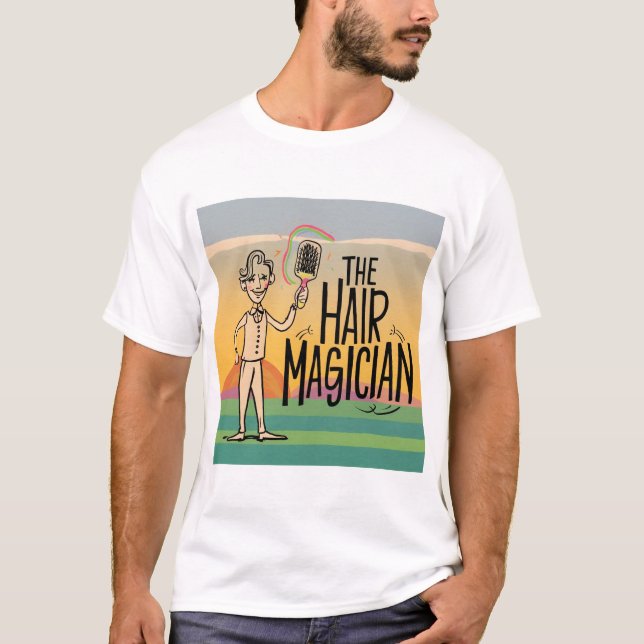 Camiseta El Mago del Cabello (Anverso)
