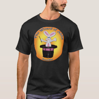 Camiseta El mago del conejo del globo de Ahhs en sombrero