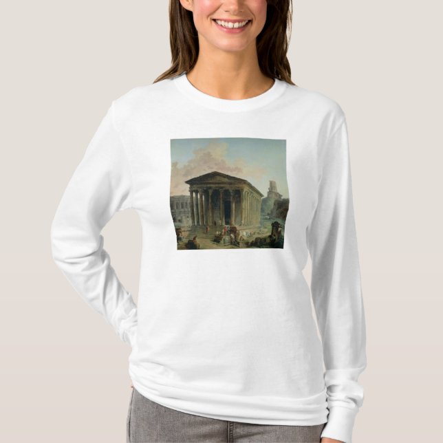 Camiseta El Maison Carree con el Amphitheatre (Anverso)