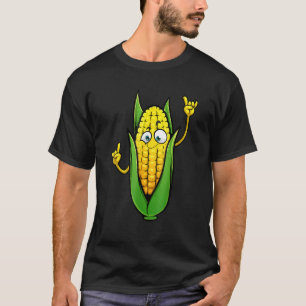 Camiseta El Maíz En La Cob Diseña Para Hombres Mujeres Agri