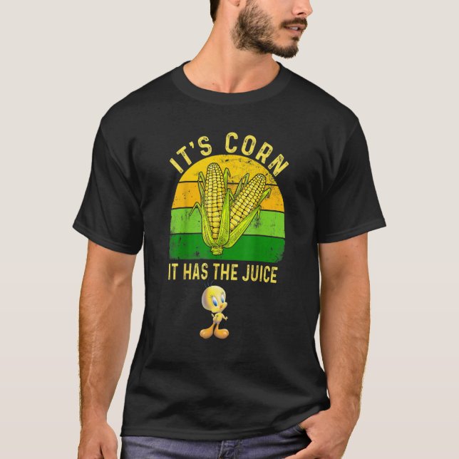 Camiseta El maíz tiene la moda del Juice Retro Corn (Anverso)