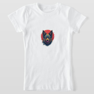 Camiseta "El majestuoso lobo: guardián de lo salvaje"