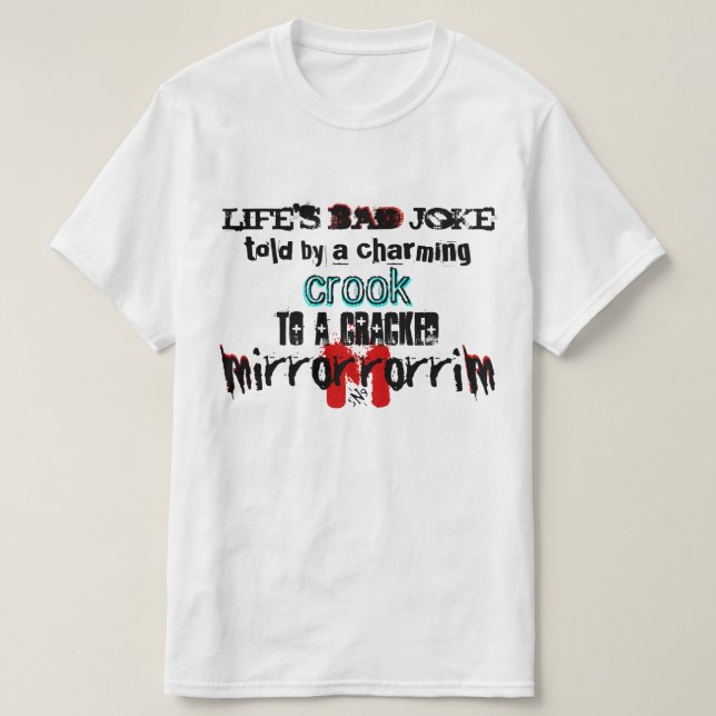 Camiseta El mal chiste de la vida (Diseño del anverso)