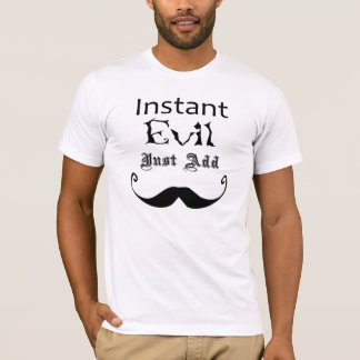Camiseta El mal inmediato apenas añade el bigote