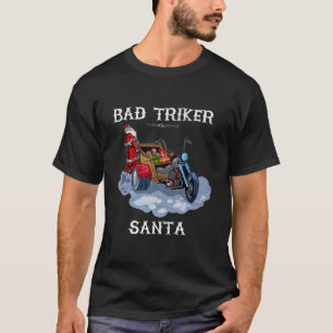 Camiseta El mal Papá Noel provoca a divertidos Navidades qu