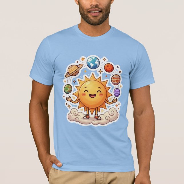 Camiseta El Malabarista Cósmico (Anverso)