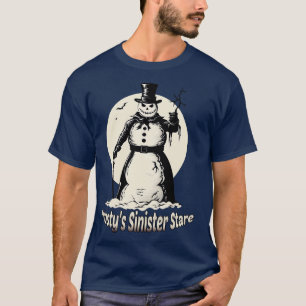 Camiseta El malvado Snowman Frostys Sinister Stare