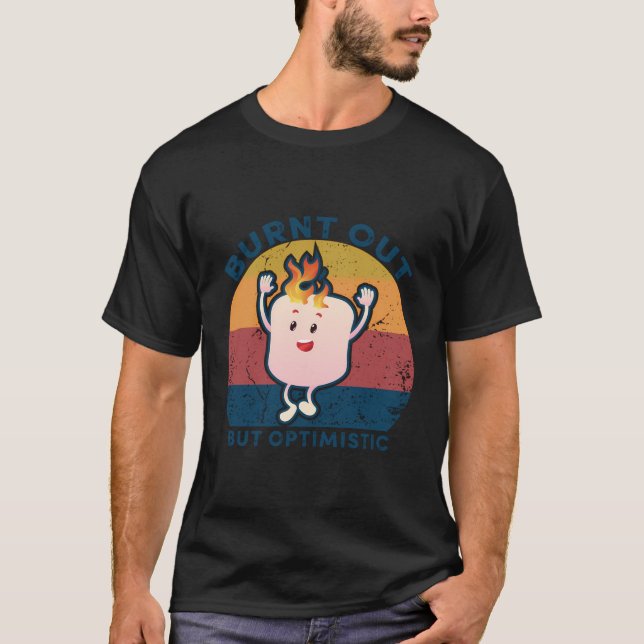Camiseta El malvavisco humorístico y optimista (Anverso)