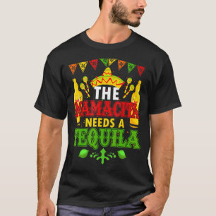 Camiseta El Mamacito Necesita Un Cine Tequila Mexicano Somb