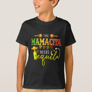Camiseta El Mamacito Necesita Un Tequila Cinco De Mayo Mexi
