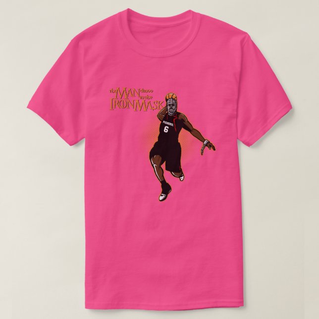 Camiseta El ManDingo en la máscara de hierro (Diseño del anverso)