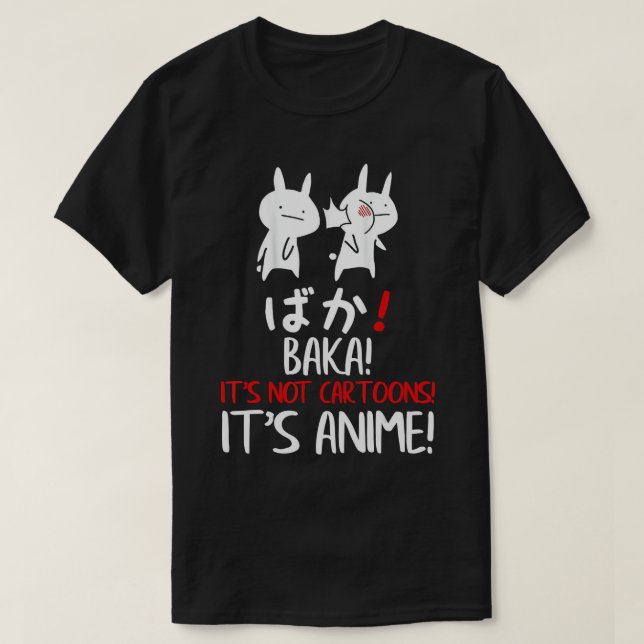 Camiseta El Manga Japonesa es Anime No (Diseño del anverso)