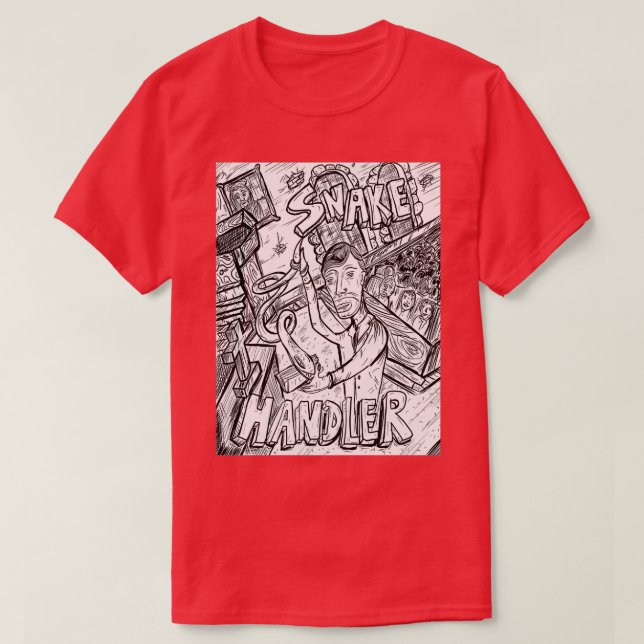 Camiseta El manipulador de serpientes (Diseño del anverso)