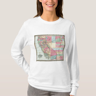 Camiseta El mapa de Bancroft de California, Nevada