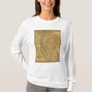 Camiseta El mapa de Bancroft de los estados pacíficos
