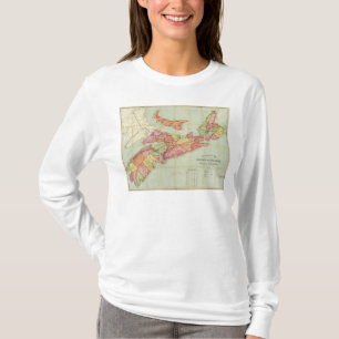 Camiseta El mapa de Mackinlay de la provincia de Nueva