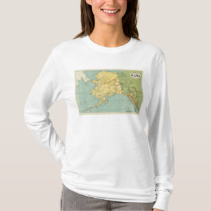 Camiseta El mapa de McNally del rand de Alaska