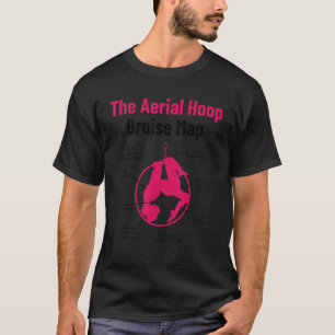 Camiseta El Mapa de Moretones del Aro Aéreo Acrobacias Gimn