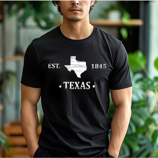 Camiseta El mapa de Texas muestra el estado de la estrella  (Subido por el creador)
