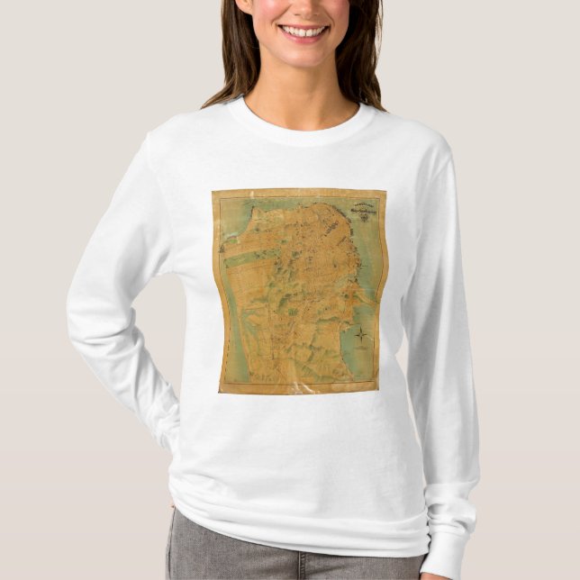 Camiseta El mapa del Chevalier de San Francisco (Anverso)