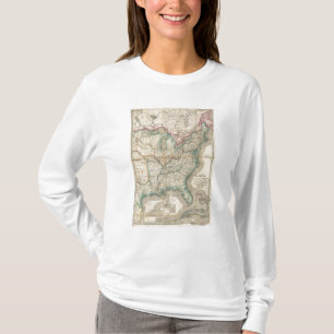 Camiseta El mapa militar de Wyld de los Estados Unidos