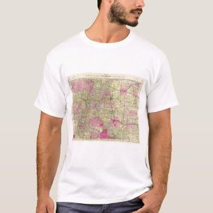 Camiseta El mapa topográfico de Nell de Colorado