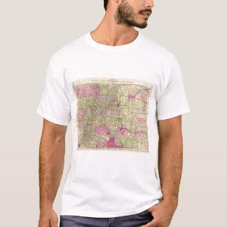 Camiseta El mapa topográfico de Nell de Colorado