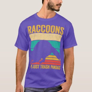 Camiseta El mapache gracioso es solamente basura pandas ret