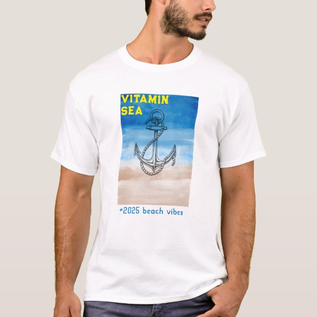 Camiseta "El mar de la vitamina: perfecto para el verano de (Anverso)