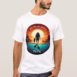 Camiseta El mar en el mundo con la PAPA | Scuba Diving Dad