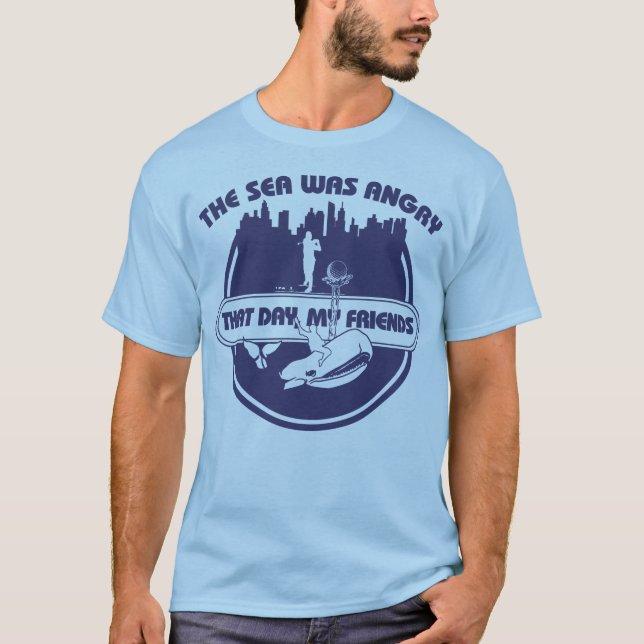 Camiseta El Mar Estaba Enfadado Ese Día, Mis Amigos (Anverso)