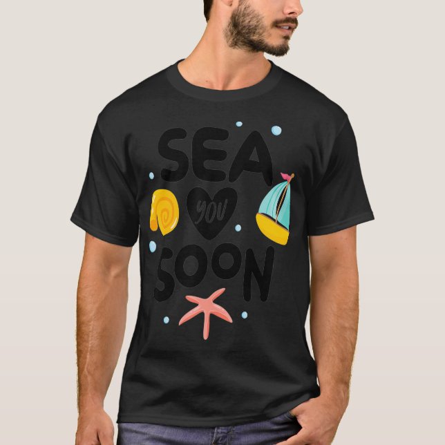 Camiseta El mar pronto es verano náutico (Anverso)