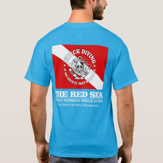 Camiseta El mar Rojo (buceo) (Reverso)