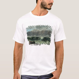 Camiseta El mar tempestuoso o, la onda, 1870