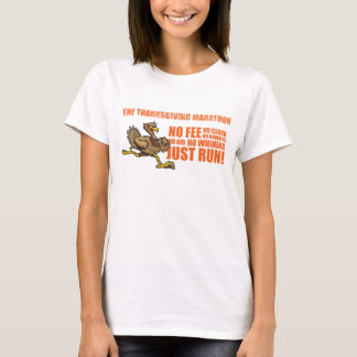 Camiseta El maratón de la acción de gracias