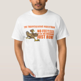 Camiseta El maratón de la acción de gracias
