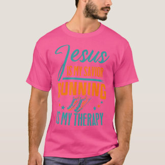 Camiseta El Maratonista Jesús Es Mi Correr Salvador Es Mi T