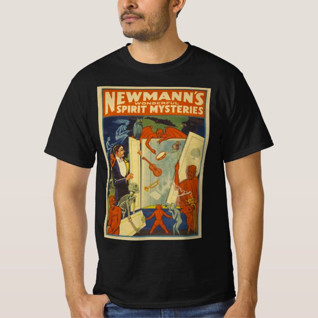 Camiseta El maravilloso espíritu de Newmann misteria al Pos (Anverso)