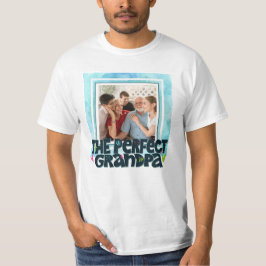Camiseta El marco azul de la foto del Personalizado del abu