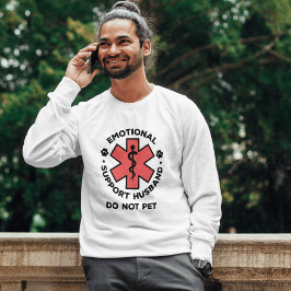 Camiseta El marido de apoyo emocional gracioso no es una ca