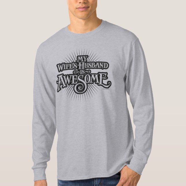 Camiseta El marido de mi esposa es asombroso (Anverso)