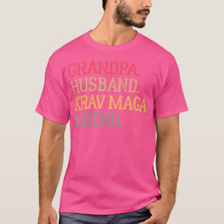 Camiseta El marido del abuelo Krav Maga Leyenda Vintage Kra