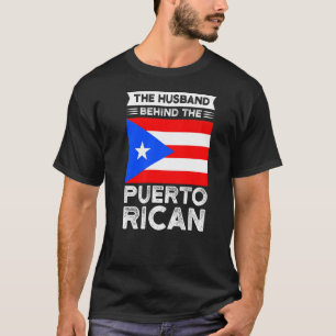 Camiseta el marido detrás del P puertorriqueño