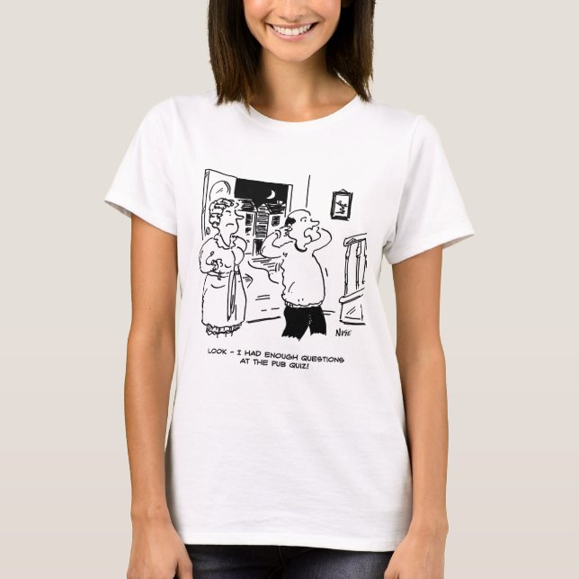 Camiseta El marido no quiere cuestionar (Anverso)