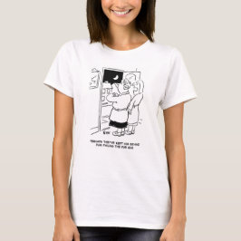 Camiseta El marido regresó tarde del pub. Prueba de pub